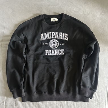 Sweat-shirt AMI Paris vintage noir