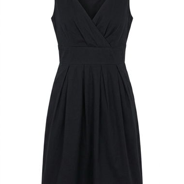 Schwarzes ärmelloses Kleid Promod 36
