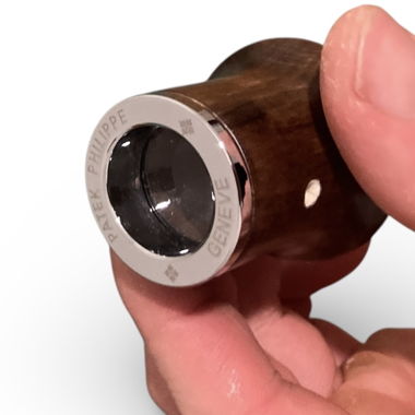 Lente d'ingrandimento in legno Patek Philippe