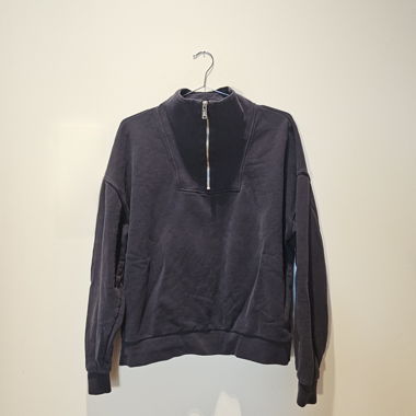 Dunkelblaues Zip Sweatshirt L Armedangels