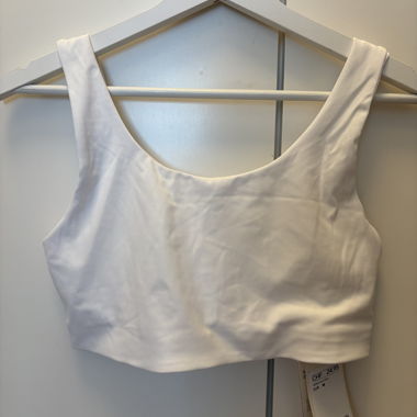 H&M Move Top Corto bianco