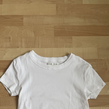 basic top weiss, Grösse M