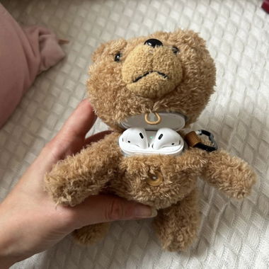 Teddy bear AirPods 1/2 case holder
