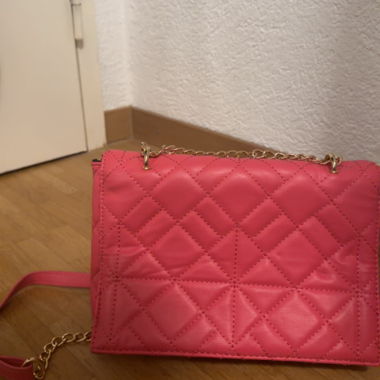 Borsa a tracolla imbottita rosa
