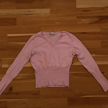 H&M rosa V-Ausschnitt Pullover
