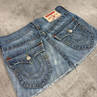 Gonna in denim True Religion vintage (L)