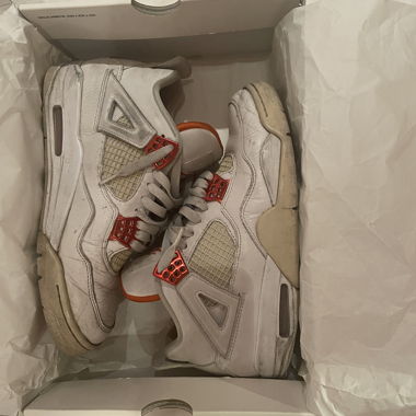  Air Jordan 4 Retro "Metallic Orange"
