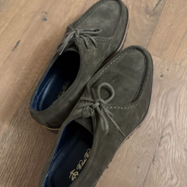 Suede Lace-Up Shoes