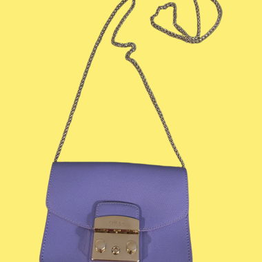 Sac Furla en cuir lilas