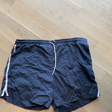 Shorts de bain Abercrombie and Fitch bleu foncé