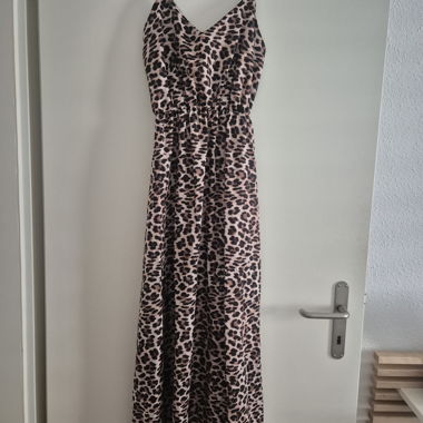 Long Leopard Print Dress