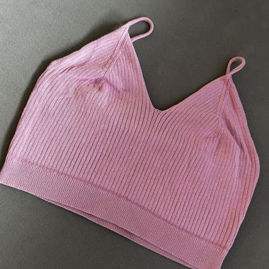 Seamless Rose Crop Top