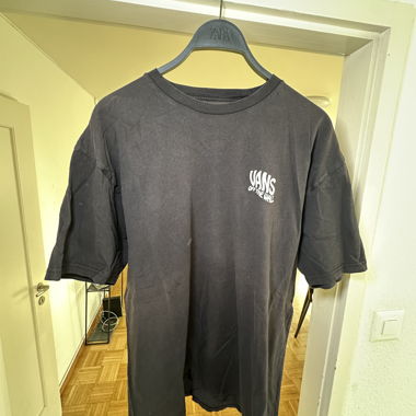 T-shirt nera Vans Off The Wall XL