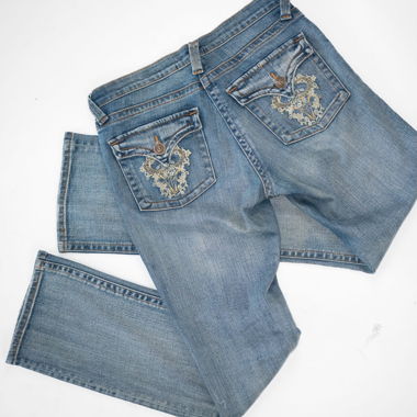 Denim vintage Xankat taille basse bootcut