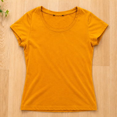 T-shirt orange pour femme