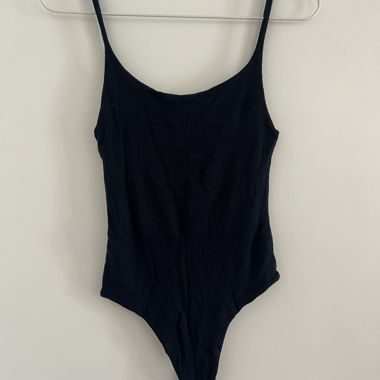 Dark Blue Rib Bodysuit