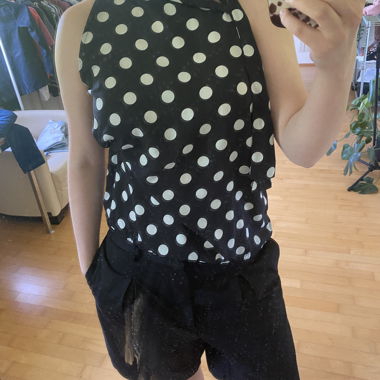 Morgan Polka Dot Top Size 42