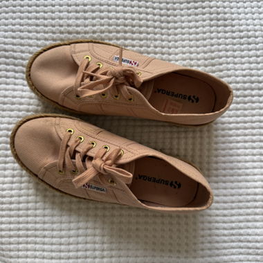 Superga Plateau-Sneaker EU 38 apricot
