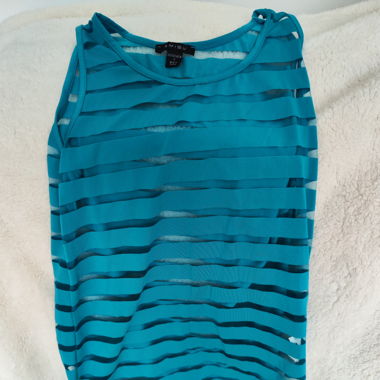 Tanktop blau gestreift, gr. M
