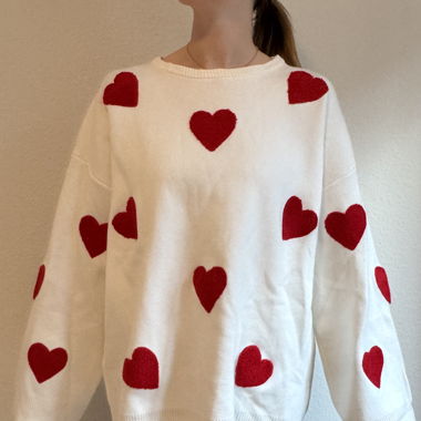 Oversized Heart Sweater