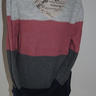 Pull rayé pour dames, taille 40