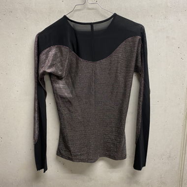 Glitter Top Mesh Sleves