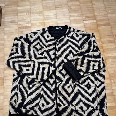 Quilted Padded Print Jacket