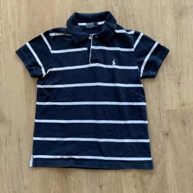 Polo blu navy Ralph Lauren a righe