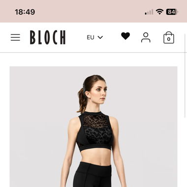 Azami Mesh-Crop-Top & pants with animal print 