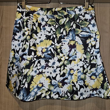Jupe fleurie multicolore
