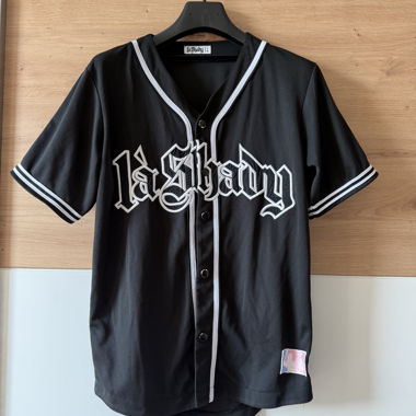 la Shady black baseball jersey shirt