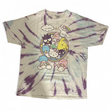 Cute Sanrio tie-dye shirt, size XL