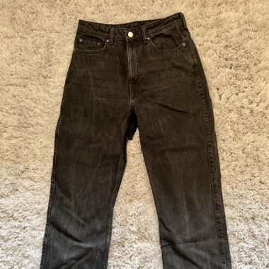 Jean washed black Weekday Rowe