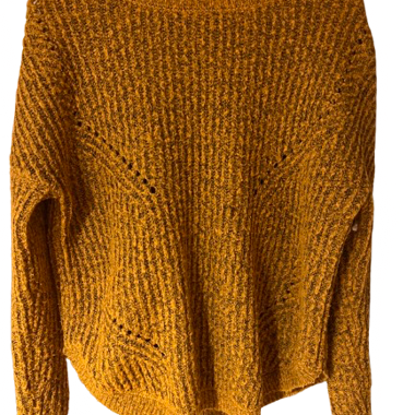 Strickpullover oversized Senfgelb