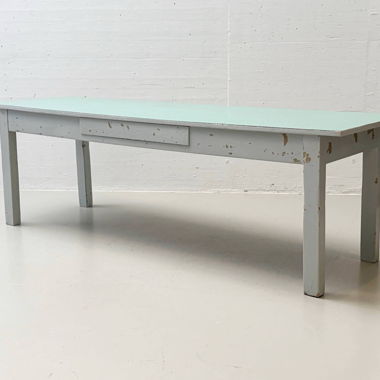 Swiss workbench with drawer, 1950s