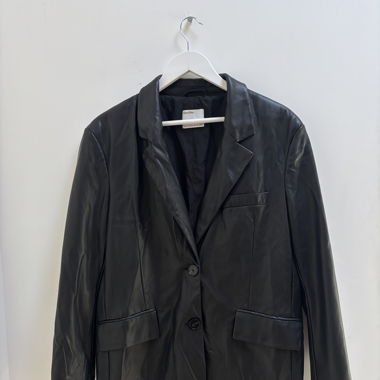 Blazer in similpelle