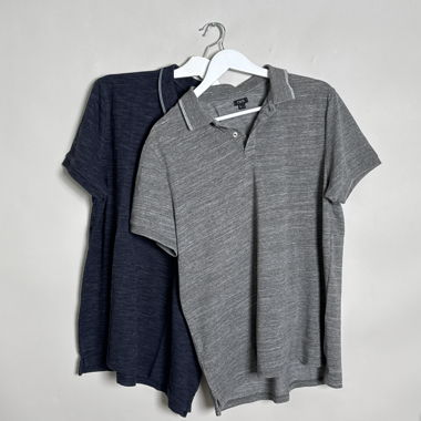 OVS Polo Shirts, Navy and Grey