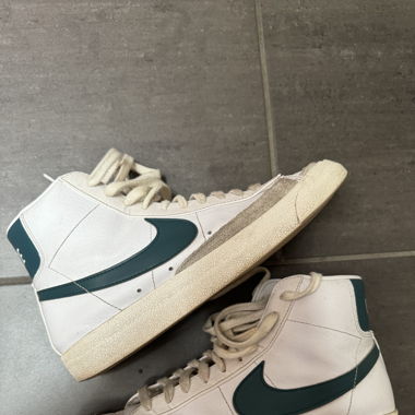 BLAZER '77 UNISEX - Sneaker high - white/petrol