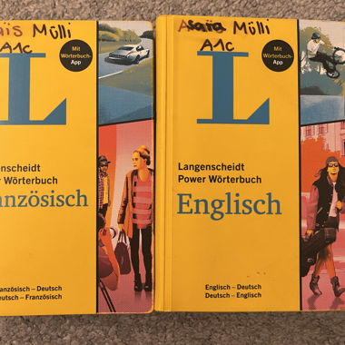 Langenscheidt French & English dictionaries set