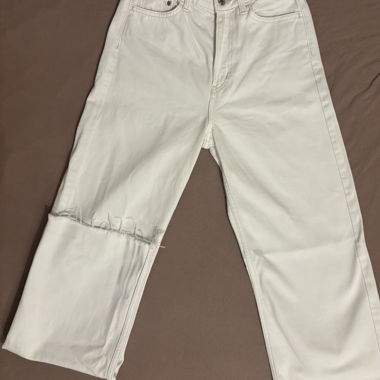 Weite Jeans mit ultra-hohem Bund