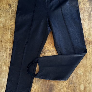 Schwarze Leggings-Fuseau von Next mit Lederoptik