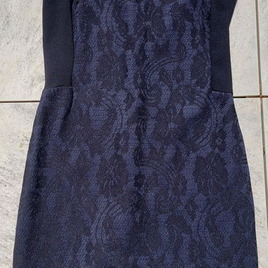 Robe courte bleu marine Benetto