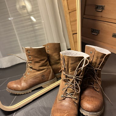 Timberland-Winterboots aus Leder
