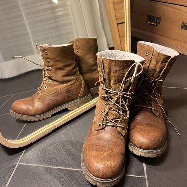 Timberland-Winterboots aus Leder