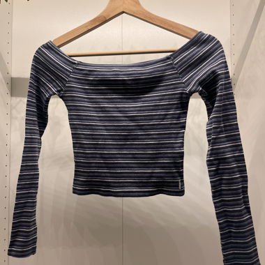 Striped Off-Shoulder Top