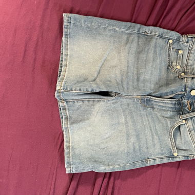 Short en jeans