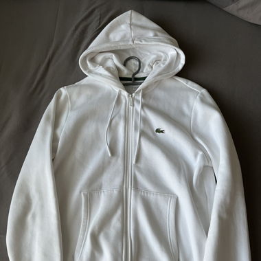 Lacoste Pullover/Jacke Weiss Grösse M