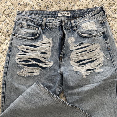 Hellblaue Jeans