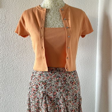 Ensemble Zara avec boutons argentés