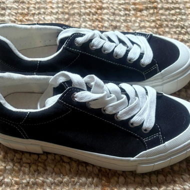 GOOD NEWS black & white Sneaker 39